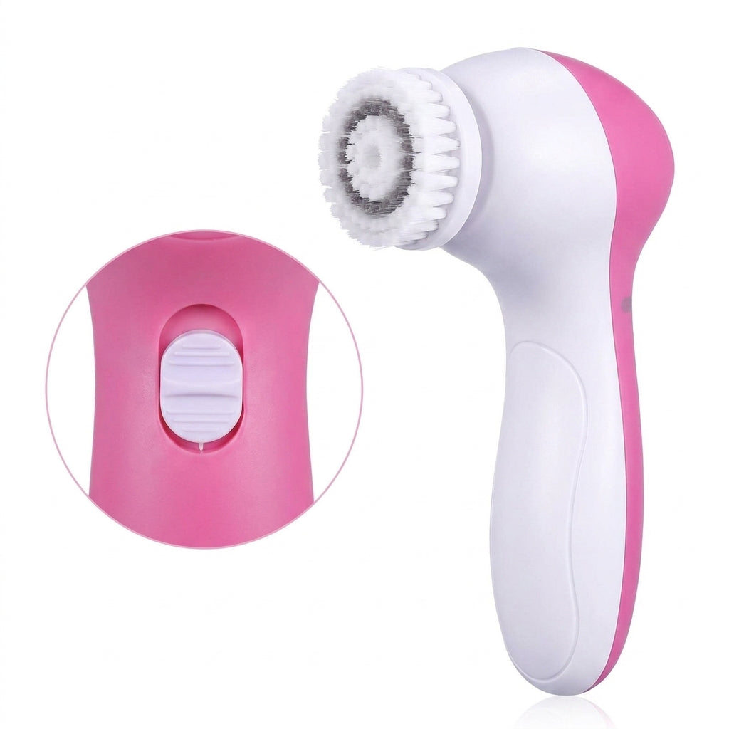 Cepillo Facial Pro 5 en 1: Limpieza Profunda para una Piel Radiante y Sin Impurezas