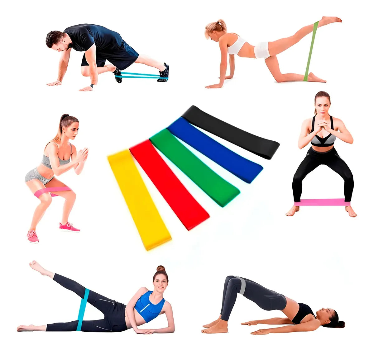 Bandas Elásticas Pro: Define y Fortalece tu Cuerpo en Casa
